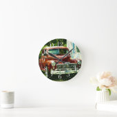 Horloge Ronde Classic 1947 Car Collector Wall Clock (Maison)