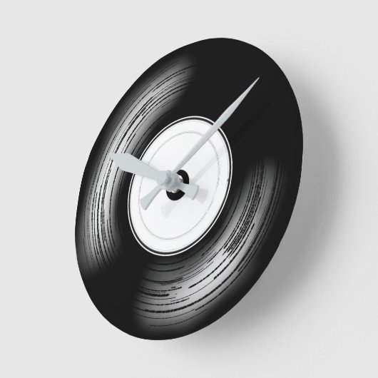 Horloge Ronde Classic Vinyul (Angle)