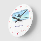 Horloge Ronde Classiques d'aviation (Angle)