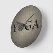 Horloge Ronde Classy YOGA Wall Clock (Angle)