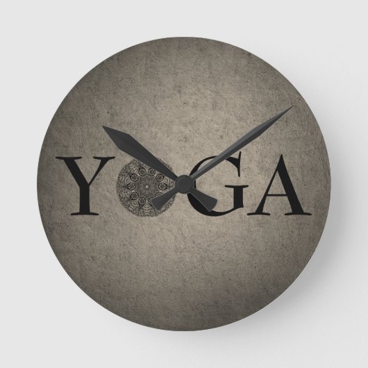 Horloge Ronde Classy YOGA Wall Clock (Recto)