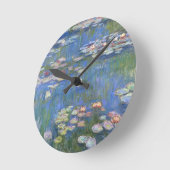 Horloge Ronde Claude Monet // Nappes d'eau (Angle)