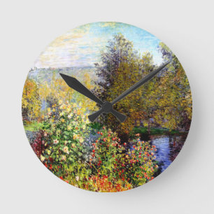 Horloge Ronde Claude Monet Un coin du jardin à Montgeron