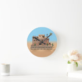 Horloge Ronde Clay House (Maison)