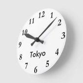 Horloge Ronde Clock (Angle)