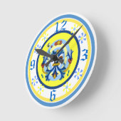 Horloge Ronde Clock (Angle)