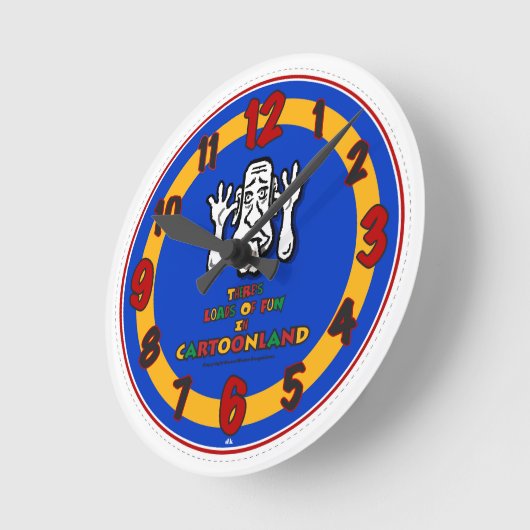 HORLOGE RONDE CLOCK (Angle)