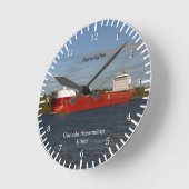 Horloge Ronde clock (Angle)