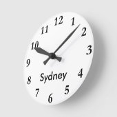 Horloge Ronde Clock (Angle)