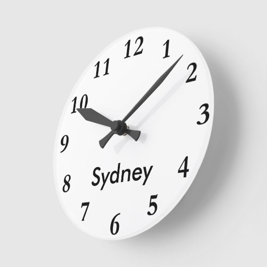 Horloge Ronde Clock (Angle)