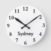 Horloge Ronde Clock (Recto)