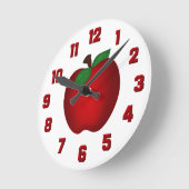 Horloge Ronde Clock Apple (Angle)