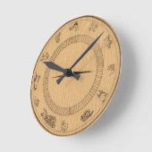 Horloge Ronde Clock astrologique chinois (Angle)