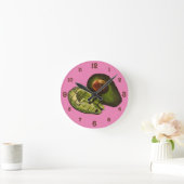 Horloge Ronde Clock Avocado Acrylic (Maison)