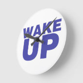 Horloge Ronde Clock bleu (Angle)