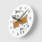 Horloge Ronde Clock Bongo (Angle)