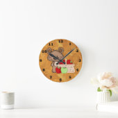 Horloge Ronde Clock Boppy Bear Apple Wall (Maison)