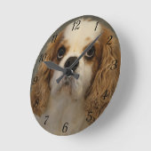 Horloge Ronde Clock Cavalier King Charles Wall (Angle)