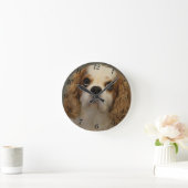 Horloge Ronde Clock Cavalier King Charles Wall (Maison)