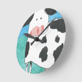 Horloge Ronde Clock Cow (Angle)