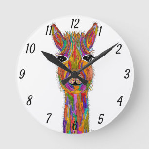 Horloge Ronde Clock Cute et Colorful