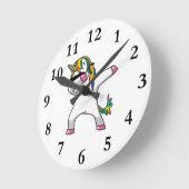 Horloge Ronde Clock Dabbing (Angle)