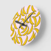 Horloge Ronde Clock de Banana (Angle)