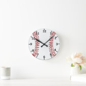 Horloge Ronde Clock de baseball (Maison)