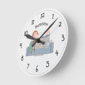Horloge Ronde Clock de Bathtime (Angle)