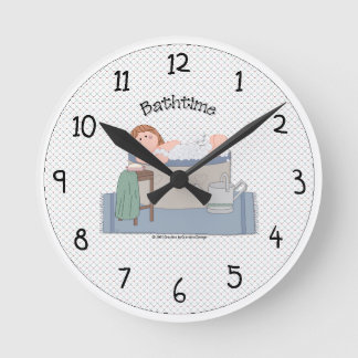 Horloge Ronde Clock de Bathtime