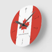 Horloge Ronde Clock de Canadian (Angle)