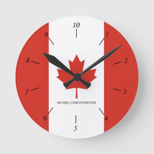 Horloge Ronde Clock de Canadian (Recto)