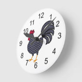 Horloge Ronde Clock de Chicken Ranch (Angle)