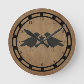 Horloge Ronde Clock de Crows (Recto)