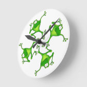 Horloge Ronde Clock de Four Cartoon (Angle)