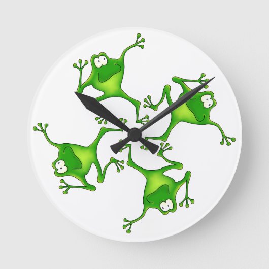 Horloge Ronde Clock de Four Cartoon (Recto)
