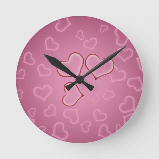 Horloge Ronde Clock de Heart (Recto)