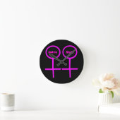 Horloge Ronde Clock de Lesbian Lovers (Maison)