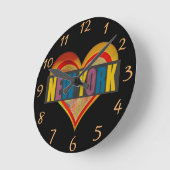 Horloge Ronde Clock de New York (Angle)