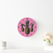 Horloge Ronde Clock de Pineapple (Maison)