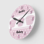 Horloge Ronde Clock de Pink (Angle)