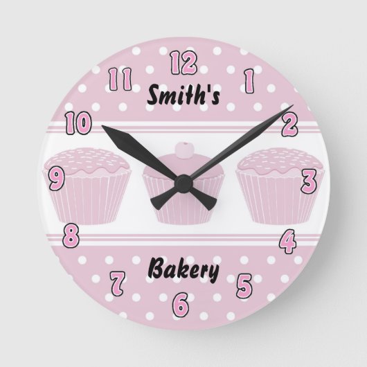 Horloge Ronde Clock de Pink (Recto)