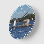 Horloge Ronde Clock de rock (Angle)