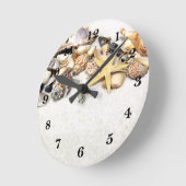 Horloge Ronde Clock de Seashell (Angle)