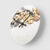 Horloge Ronde Clock de Seashell (Angle)