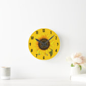 Horloge Ronde Clock de Sunflower (Maison)