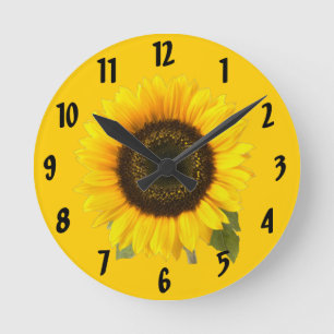 Horloge Ronde Clock de Sunflower