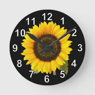 Horloge Ronde Clock de Sunflower