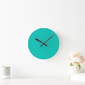 Horloge Ronde Clock de Turquoise (Maison)