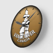 Horloge Ronde Clock de Vancouver (Angle)